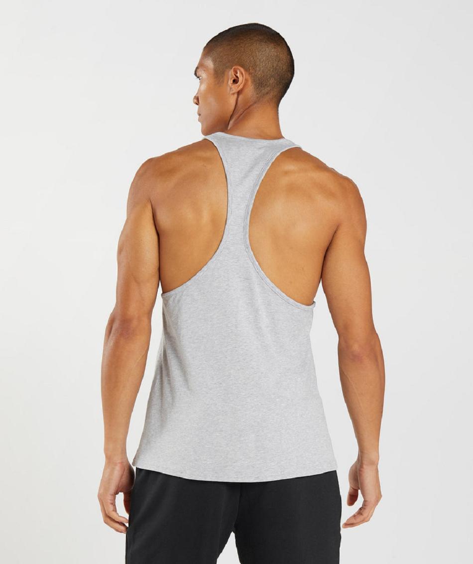 Stringers Gymshark Block Hombre Gris Claro | CO 3559AHK